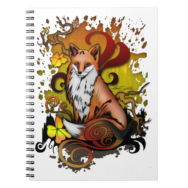 Caderno Espiral Fox ao ar livre (Frente)