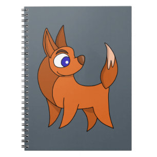 Caderno Espiral Fox Fluffy