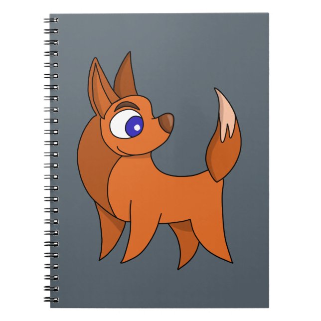 Caderno Espiral Fox Fluffy (Frente)