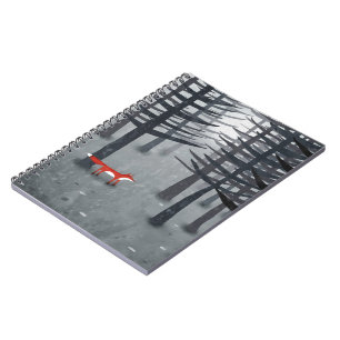 Caderno Espiral Fox Forest Art