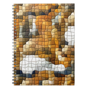 CADERNO ESPIRAL FOX MOSAIC