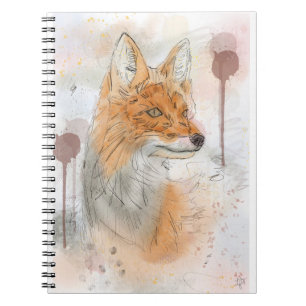 Caderno Espiral Fox notebook