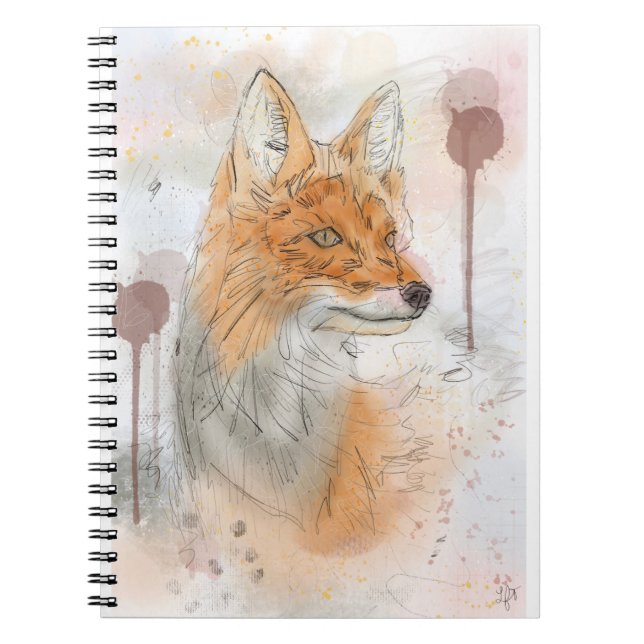 Caderno Espiral Fox notebook (Frente)