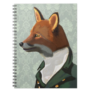 Caderno Espiral Fox Retrato 2 Dandy