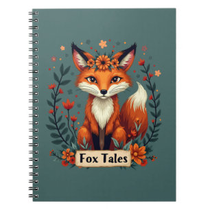 Caderno Espiral Fox Tales Boho Woodland Animal