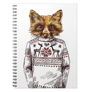 Caderno Espiral Fox vestido Foxy