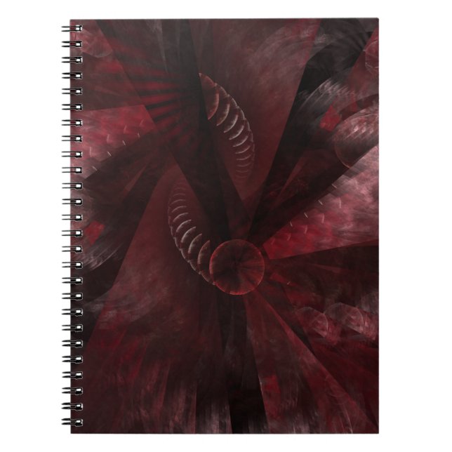 Caderno Espiral fractal: raiva (Frente)