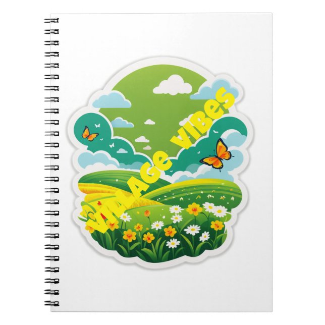 Caderno Espiral Fragrância de Verdor (Frente)