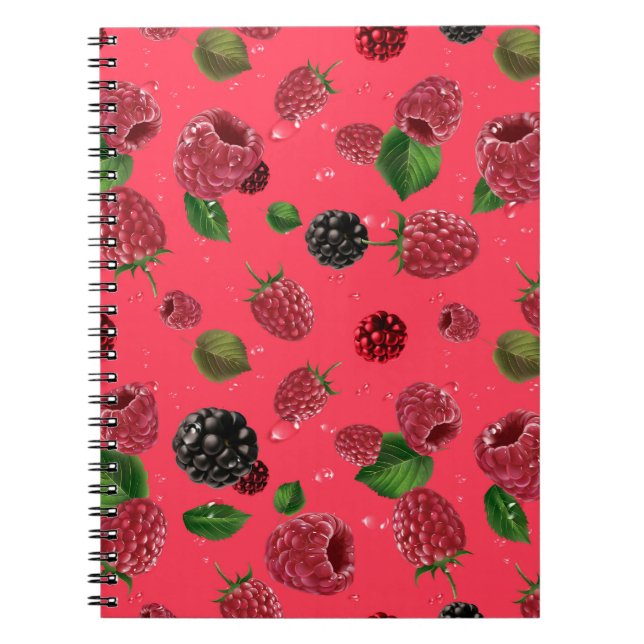 Caderno Espiral Framboesa (Frente)