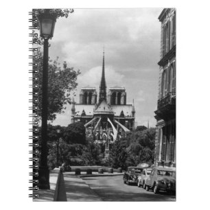Caderno Espiral França Antiga Paris notre dame ilha de saint louis