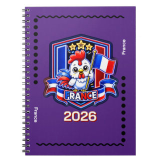 Caderno Espiral França Crianças