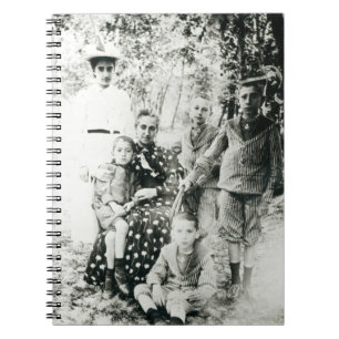 Caderno Espiral Francois Mauriac (1885-1970) como uma criança
