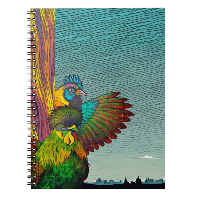 Caderno Espiral Frango digital (Frente)