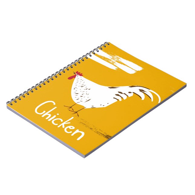 Caderno Espiral Frango Vintage (Left Side)