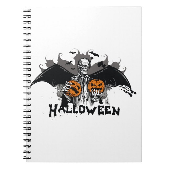 Caderno Espiral Frankenstein Halloween (Frente)