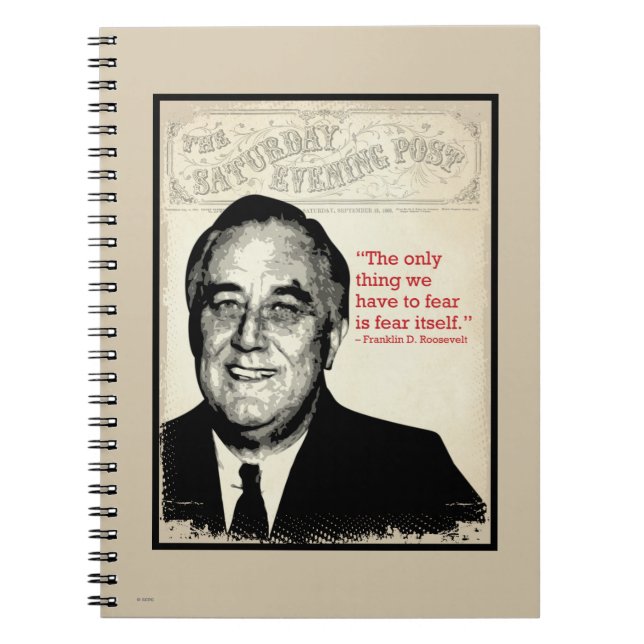 Caderno Espiral Franklin D. Roosevelt Cote (Frente)