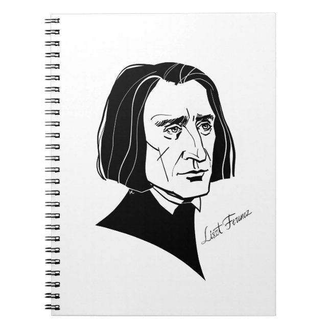 Caderno Espiral Franz Liszt (Frente)