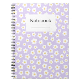 Caderno Espiral Frascos florais elegantes
