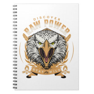 Caderno Espiral Frase de Mensagem de Inspiração de Citação Bruta L