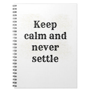 Caderno Espiral frase inspiradora