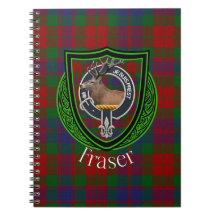 Fraser Scottish Clan Tartan & Crest