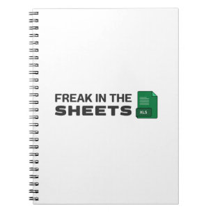 Caderno Espiral Freak no notebook das folhas