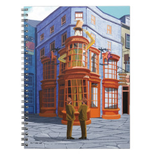 Caderno Espiral Fred e George no Weasley's Wizard Wheezes