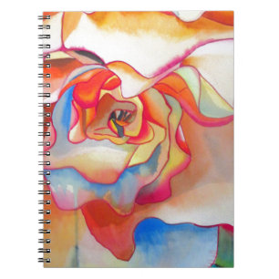 Caderno Espiral Fred martin begonia watercolor art
