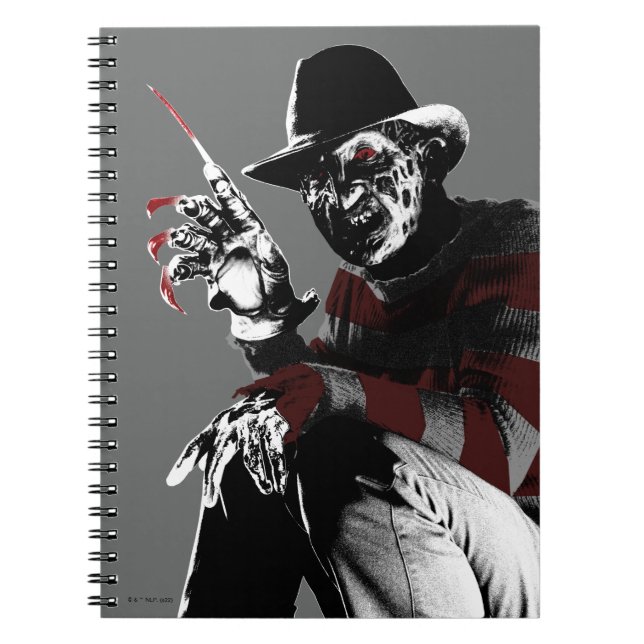 Caderno Espiral Freddy vs Jason | Freddy Ver Vermelho (Frente)
