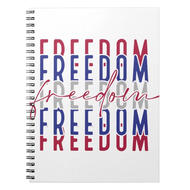 Caderno Espiral Freedom Kamala Harris (Frente)