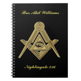 Caderno Espiral Freemason