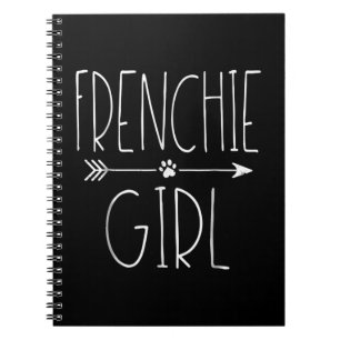 Caderno Espiral Frenchie Girl T I Love My French Buldog Dog Mãe