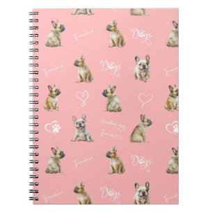 Caderno Espiral Frenchie Puppy