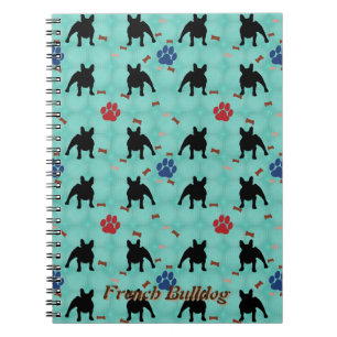 Caderno Espiral Frenchie Shadow