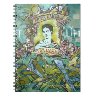 Caderno Espiral Frida Kahlo Grafite