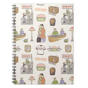 Caderno Espiral FRIENDS™   Ícones de Desenho Animado