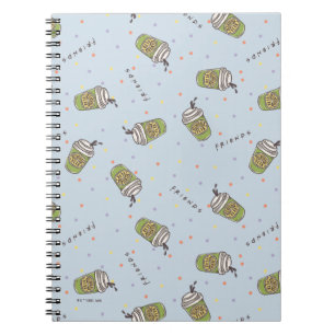 Caderno Espiral FRIENDS™   Padrão de Bolinhas do Central Perk