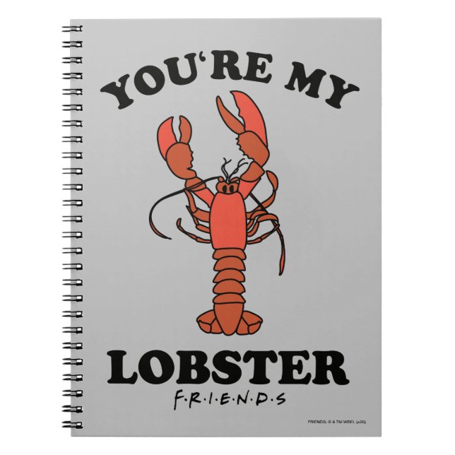 Caderno Espiral FRIENDS™ | Você é minha Lagosta (Frente)