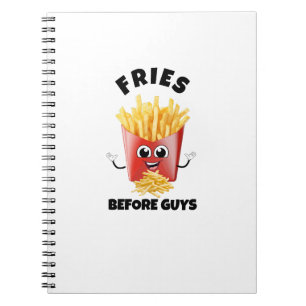 Caderno Espiral Fries franceses bonitos Cartoon Hoodie &Tee - Comi