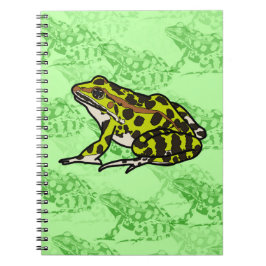 CADERNO ESPIRAL FROGS