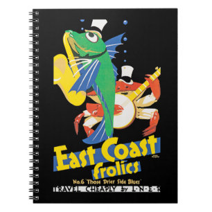 Caderno Espiral Frolices da Costa Leste