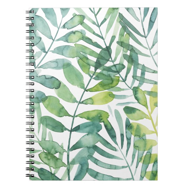Caderno Espiral Frond Waltz - Palm Frond Leaves (Frente)