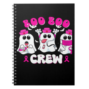 Caderno Espiral Frota Boo Boo Enfermeira Fantasia de Halloween Gho