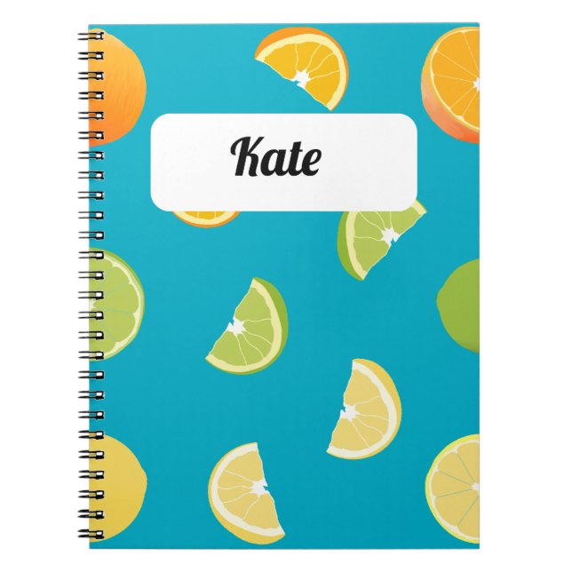 Caderno Espiral Fruta de Citrus (Frente)