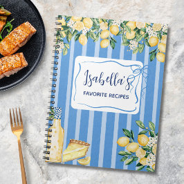 Caderno Espiral Fruta de limão amarelo e Diário de recebimento de