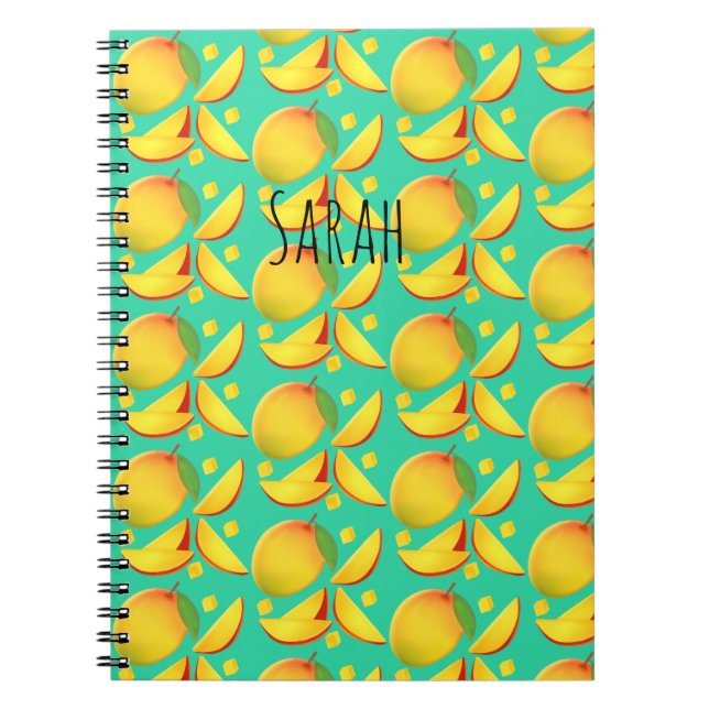 Caderno Espiral Fruta de Mango (Frente)
