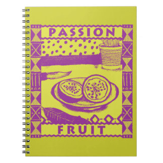 Caderno Espiral Fruta de Paixão
