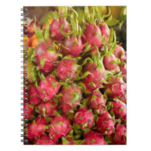 Caderno Espiral Fruta do Dragão Mercado Can Duoc