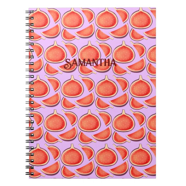 Caderno Espiral Fruta Fig (Frente)