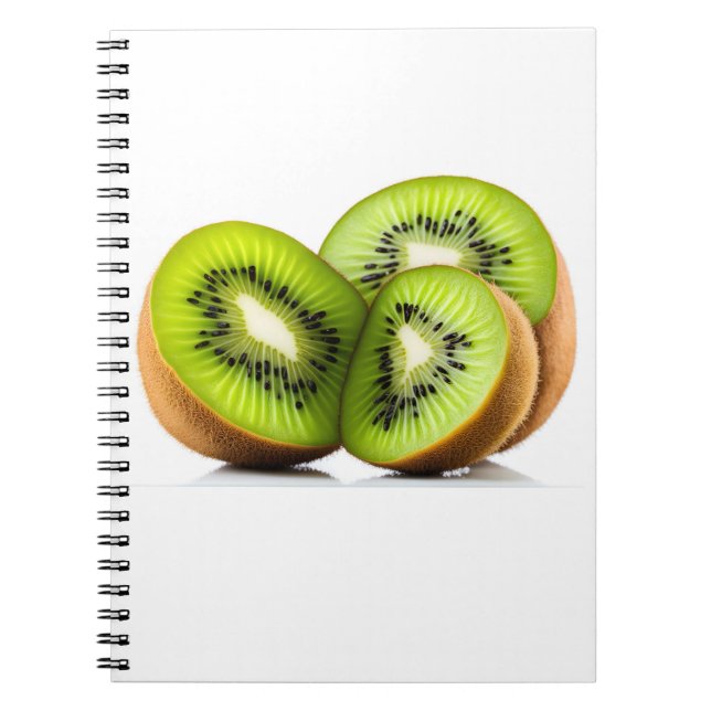 Caderno Espiral Fruta verde kiwi (Frente)